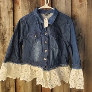 Denim & Lace Jacket